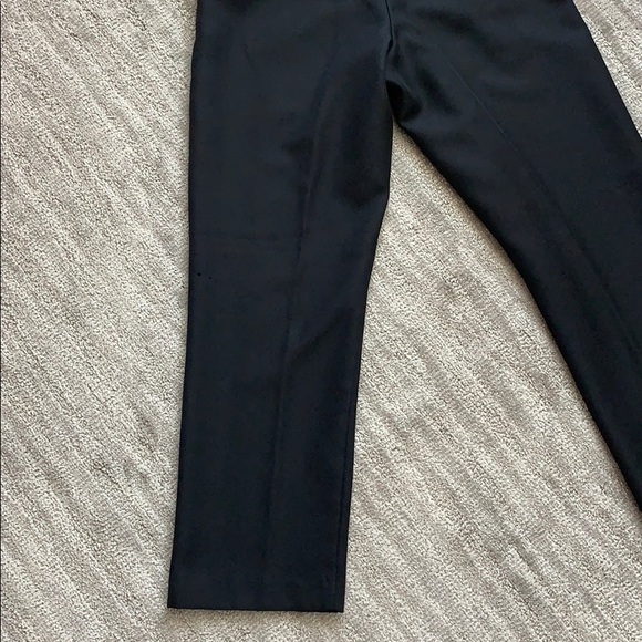 Black Petite High-Waisted Alfred Dunner Knit Pants - Picture 6 of 11